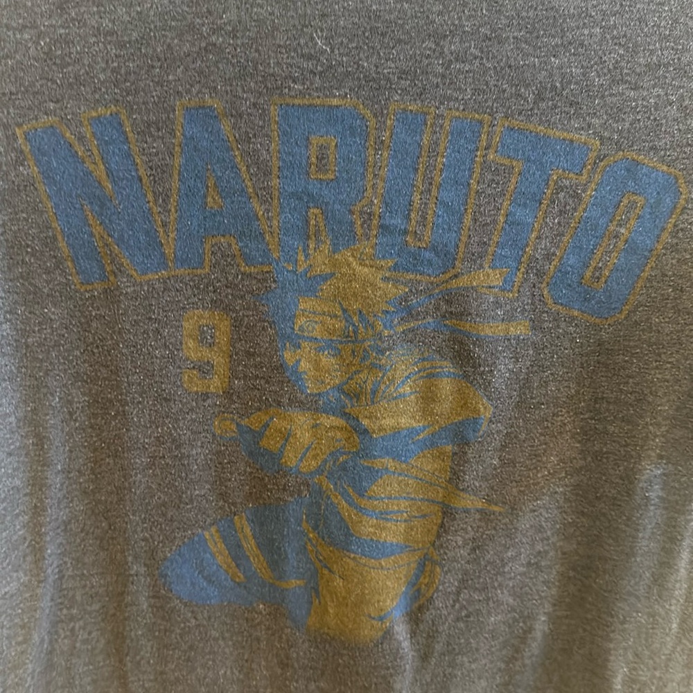 GUC Naruto Brand Size Small S Short Sleeve Graphic Tee T-Shirt Top Kakashi